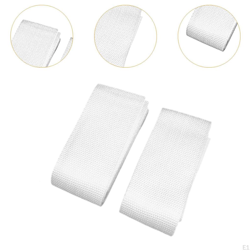 2 Pieces Volleyball Antenna Pocket Sleeves, Antennae Cover, White Portable Sleeve