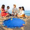 Beach Kiddie Pool Beach Blanket Paddling Pool with Carrying Bag Waterproof Summer Outdoor Water Play Toy for Picnic Travel