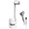 Hair Dryer Organizer Adjustable Wall Storage Rack Hands-Free Holder Stand Drill-Free Organizer For Home Bathroom Apartment