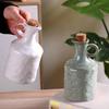 Spice Shaker Oil Pot Household Kitchen Accessories Sauce Bottle Pot Hand Kneaded Ceramic Oil Pot Lid Leak Proof Kitchen Tool Set
