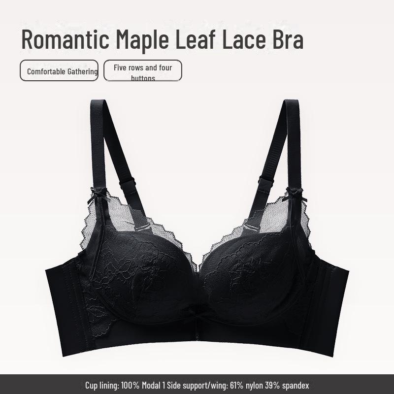 "Push-Up Bra for Small Breasts: Anti-Sagging, Smooth, Comfortable, Wireless, Sexy, Breathable Women's Underwear"