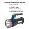 Durable High Lumens LED Flashlight 4 Lighting Modes With Sidelight LongRange Flashlight Searchlight Outdoor Activities