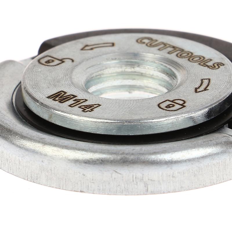 Piuliță de blocare rapidă galvanizată M14 universală pentru polizor unghiular Placă de presare Piuliță de blocare rapidă Instalare și îndepărtare portabilă