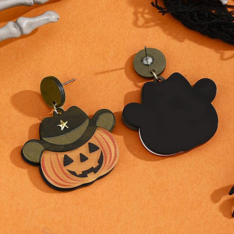 Halloween Earrings Horror Funny Tassel Earrings Holiday Atmosphere Set