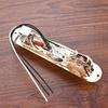 3 Way Guitar Control Plate Mounting Plate with Screws Compatible with Standard Style Electric Guitar Parts Replacement