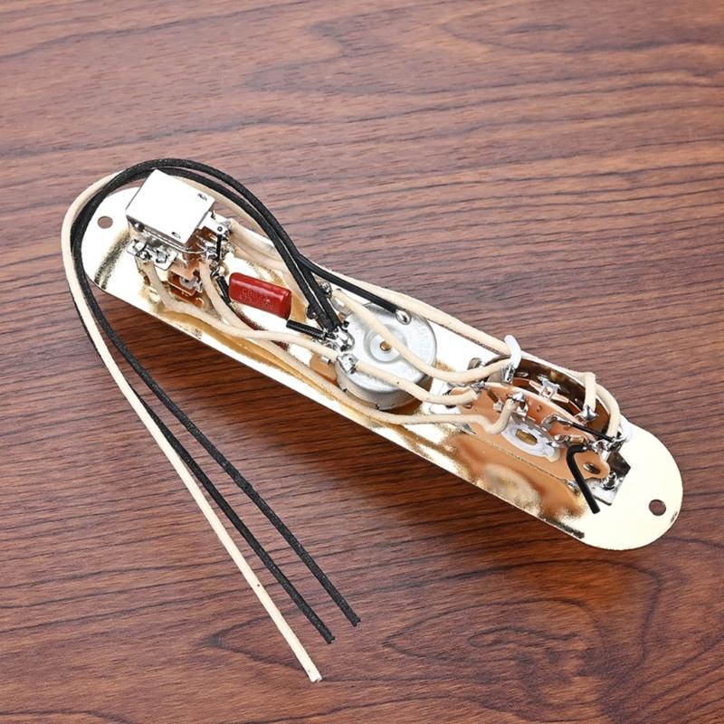 3 Way Guitar Control Plate Mounting Plate with Screws Compatible with Standard Style Electric Guitar Parts Replacement