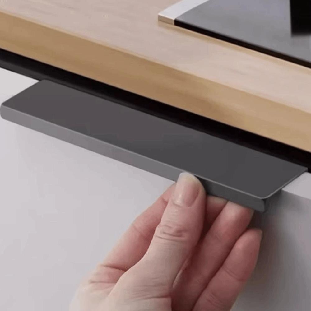 Uchwyty do szafek ze stopu aluminium Nowoczesny design Trwałe Uchwyty meblowe Długi pasek Niewidoczny montaż Gałki do szuflad