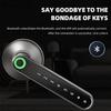 Bedroom Zinc Alloy Door Lock Handle Set Biometric Security Door Lock Smart Fingerprint Keyless Electronic Digital Lock