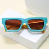 Brand Popular Retro Square Sunglasses UV400 Protection Candy Color Mirror Lens Women Men Classic Sun Glasses