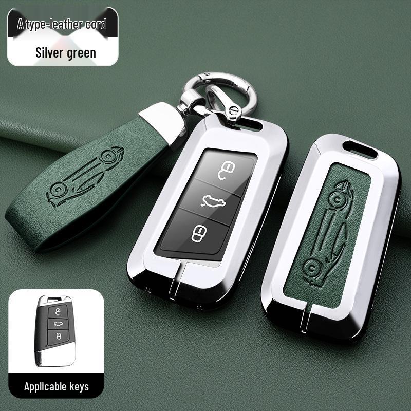 Metal Key Shell for Volkswagen Models: New Sagitar, Lavida Plus, Tayron, Tuon, Tiguan L, Bora, Magotan