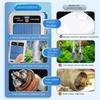 New Solar Oxygen Pump With Pipe Aquarium Wave Maker USB Aquarium Pumps High Power Quiet Fish Tank Aerator Outdoor Fishing