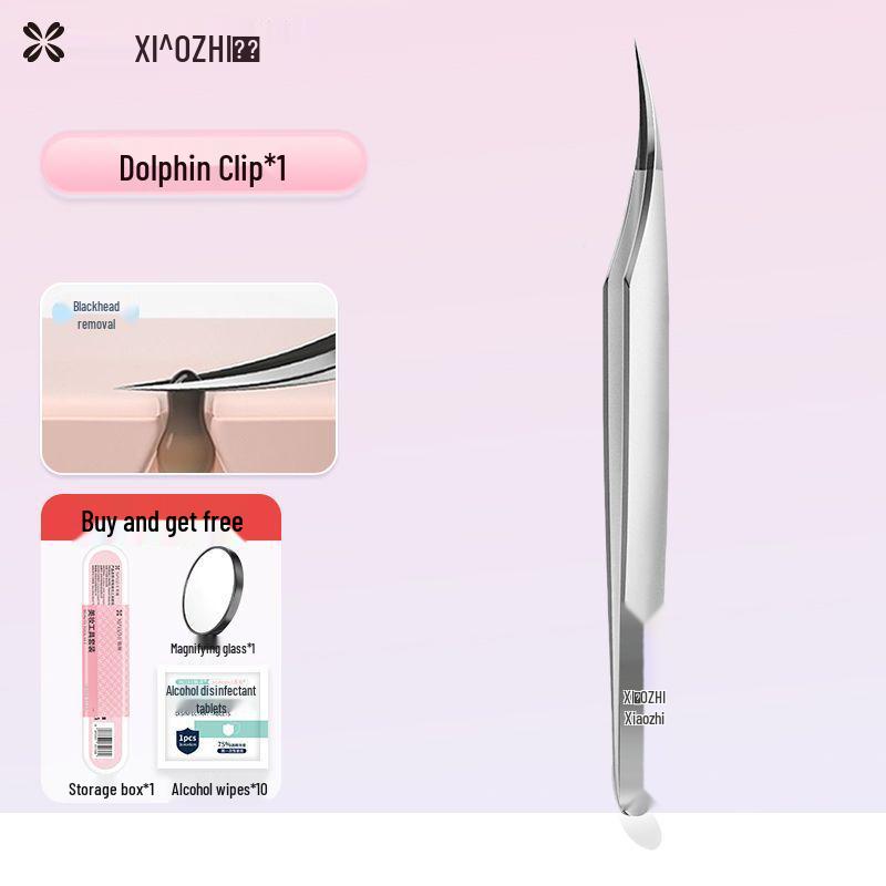 Xiao Zhi Dolphin Tweezers: Ultra-Sharp High-Precision Tool for Blackhead, Acne, and Vellus Hair Removal