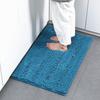 Zotteliges Chenille-Badezimmerteppich Verdickte Küchenbodenmatte Praktischer kleiner Teppich Eingangsbereich
