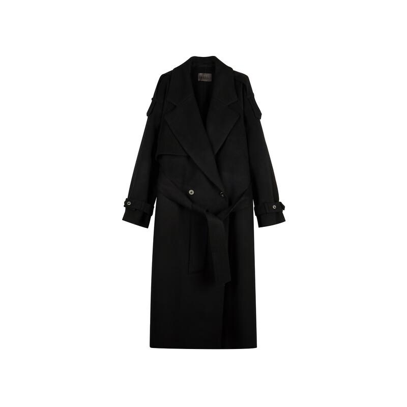 LESS Women's 2023 Winter Merino Wool Long Coat