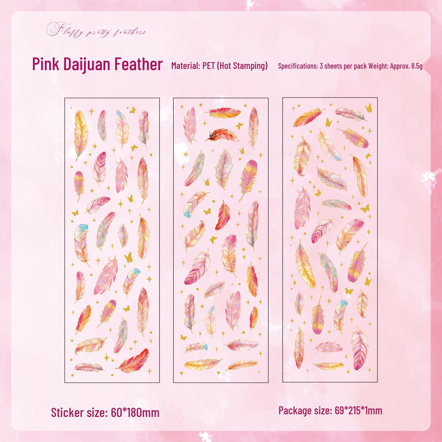 Yue Zhen Feather-Light Waterproof Stickers: DIY Journal & Kids Craft Stickers