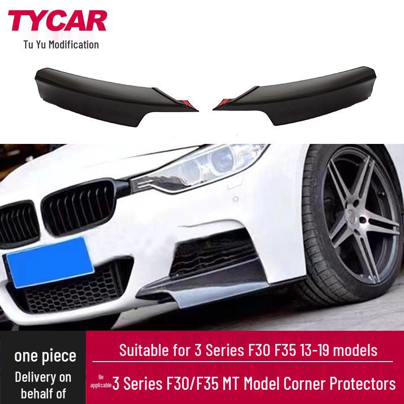 

BMW 3 Series F30/F35 M-Tech Style Carbon Fiber Front Corner Spoilers & Guards Hydrographics (Add 50 Yuan)