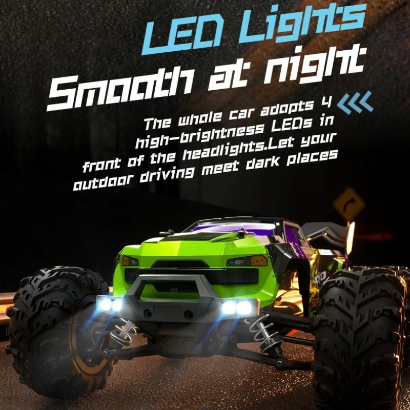 Professional 1:16 High Speed 80KM/H 4-wheel Drive MAX/PRO Brushless Remote Control Car Off-Road Drift RC Racing Vehicle for Kids Adults Outdoor Toys