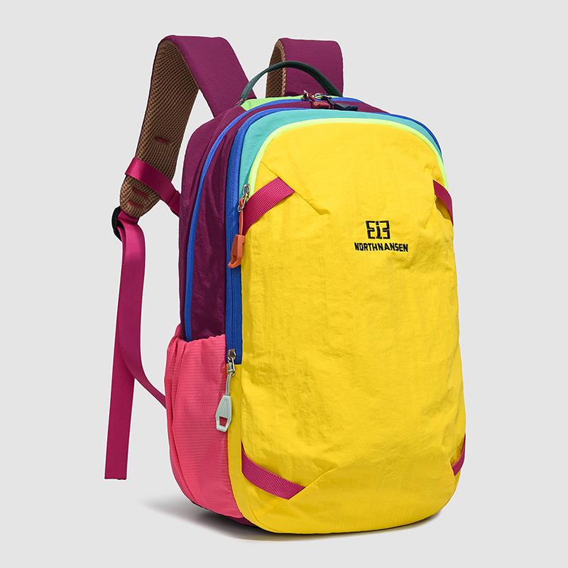 2026 Cross-Color Lightweight School Backpack - Large Capacity for Boys & Girls, Perfect for Outdoor Travel