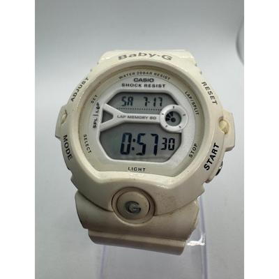 Used [In Operation] CASIO Baby-G Digital Watch White W104