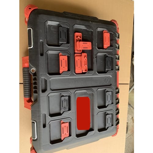 NyVoozy Feet Mounting System for Milwaukee Packout (10, Red)