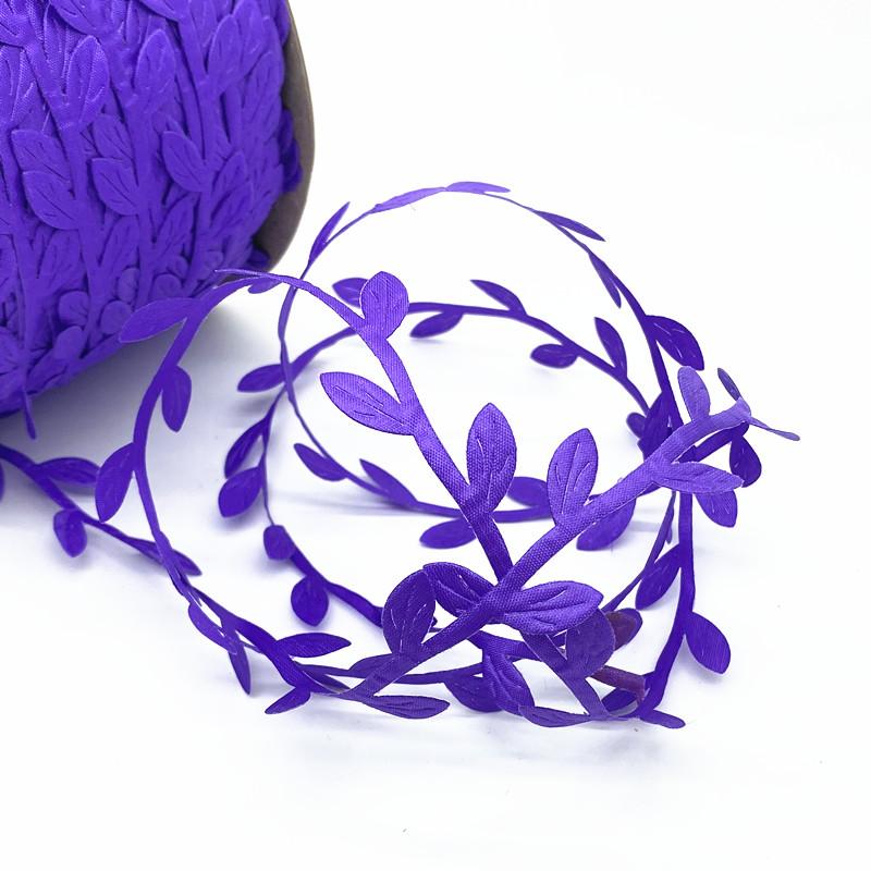 10M Silk Leaf-Shaped Handmake Artificial Green Leaves Hanging Vines Wedding Decoration DIY Wreath Gift Scrapbooking Craft
