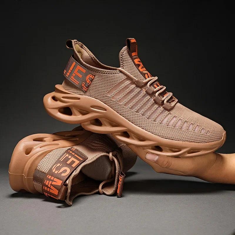 

White Mesh Breathable Running Sport Shoes Luxury Sneakers Men Light Soft Couple Athletic Sneakers Women Shoes Men Athletic Shoes 36