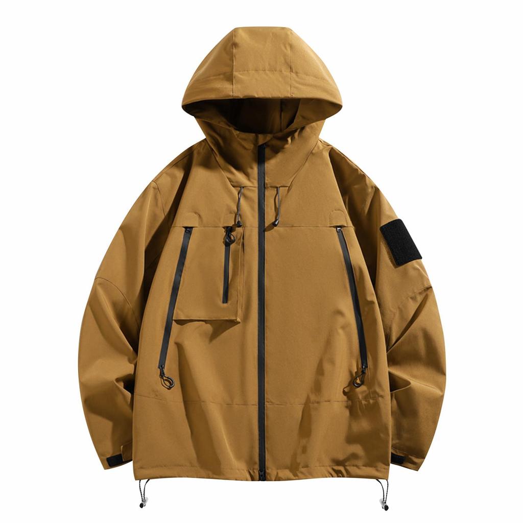Casual And Fashionable Versatile Workwear Jacket Men'S Hooded Jacket