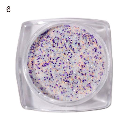 5g Nail Glitter Powder Long Lasting High Saturation Art Making Beauty Decoration Sequin Color Lattice for Manicure
