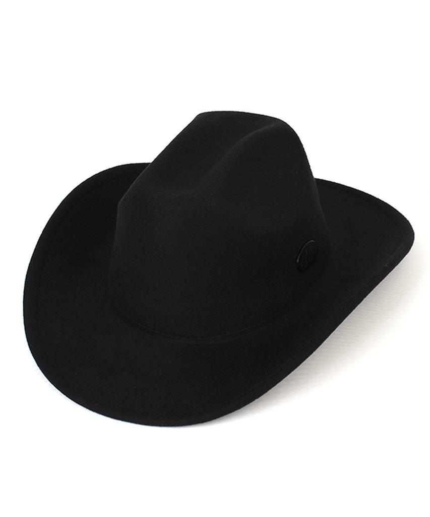 Western Wool Black Fedora Cowboy Fedora