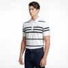 MunSingwear Men S Stripe Short Sleeve Sweater White mr121mSw32