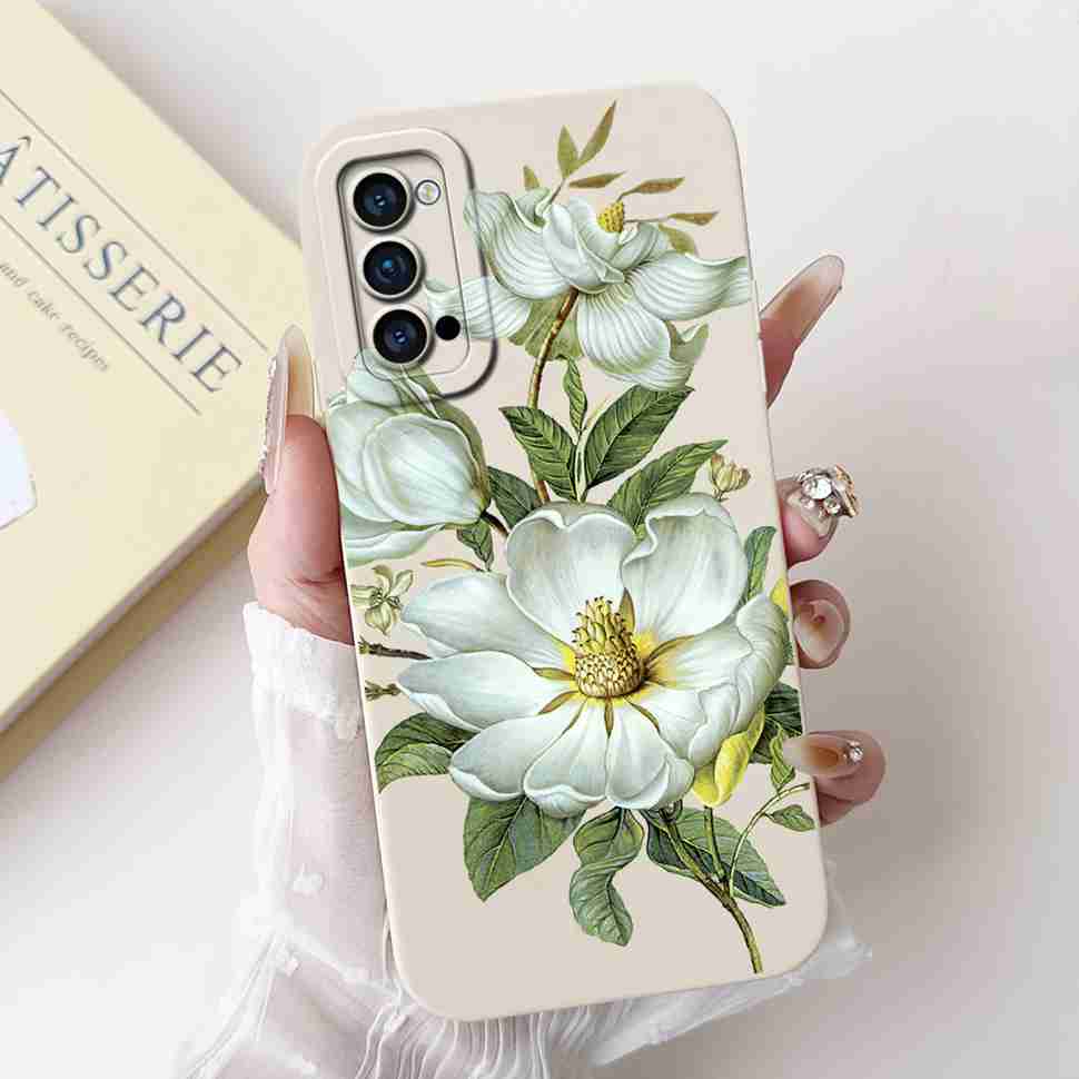 Für Oppo Reno4 Pro 5G Hülle CPH2089 Luxus Kunst Bemaltes Cover Für Oppo Reno4 Reno 4 Pro 5G Handyhülle Schutzhülle Weiche Abdeckung