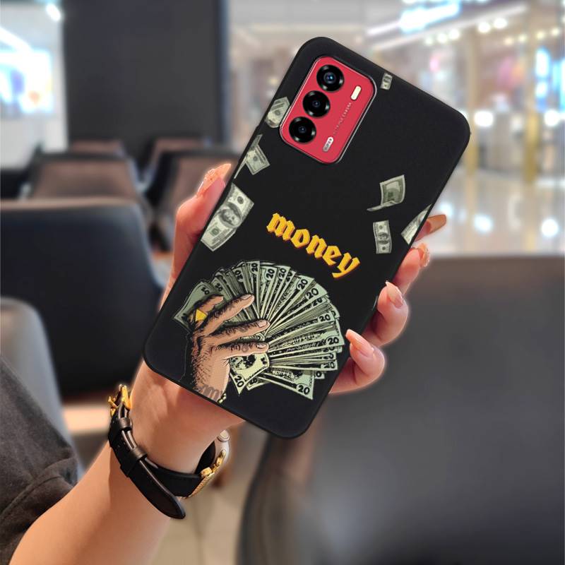 Handytasche Komplettschutz Handyhülle Für ZTE Blade V40 Vita/A72 TPU Schmutzabweisend Wasserdicht Modisches Design Rückseite Niedlich