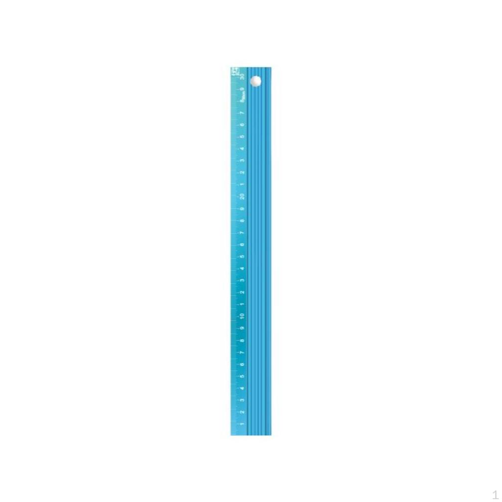 Aluminum Alloy Ruler, CutProtective, TwoTone Color, Measuring, Cutting Pink 20cm