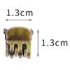 5Pcs Vintage Small Metal Hair Claws Sweet Mini Hair Clips  Durable Styling Hair Accessories For Women Beauty Accessory Classic Clamp Jaw Claw Clip