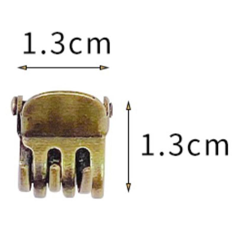 5Pcs Vintage Small Metal Hair Claws Sweet Mini Hair Clips Durable Styling Hair Accessories For Women Beauty Accessory Classic Clamp Jaw Claw Clip