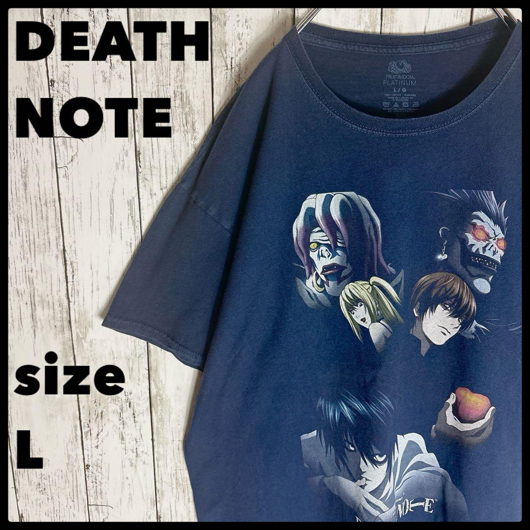 

[USED] Death Note anime t-shirt L El Misa Misa anime navy