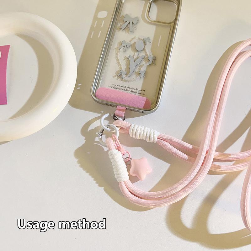 Cellphone Straps Hanging Cord Mobile Phone Lanyard Wrist Strap Charm Anti-Lost Chain For Women Keychain