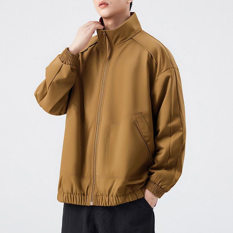 Stand-up Collar Jacket Men's Spring Clothing New Men's Slim-fit Youth Outdoor Casual Jacket