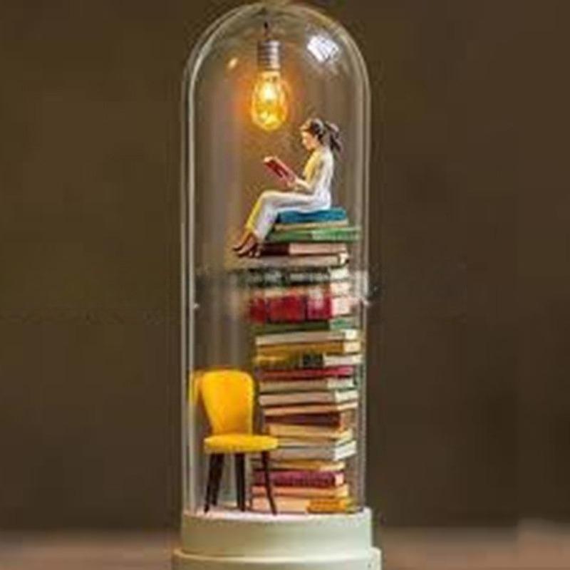 Modern Ornaments Creative Ornament Elegant Decorative Night Light Accessory Interior Miniature Bedroom Accessories Decorations