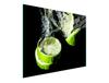 SZKLANA DESKA DO KROJENIA 52x30 LIMONKA