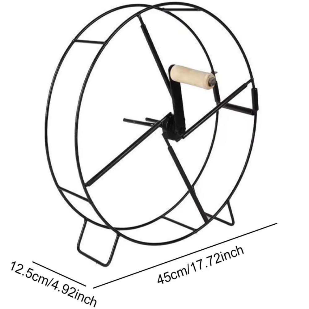 Stable Base Manual Water Hose Reel Tangle-Clear Hose Sorting Equipment Fire Hose Reel Firefighting