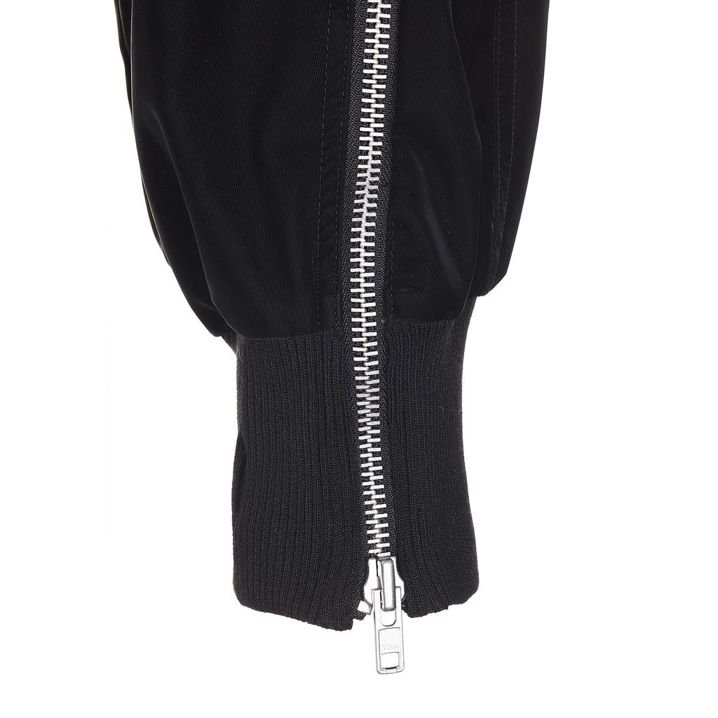 Surgery Round Zip Bomber Matte Black