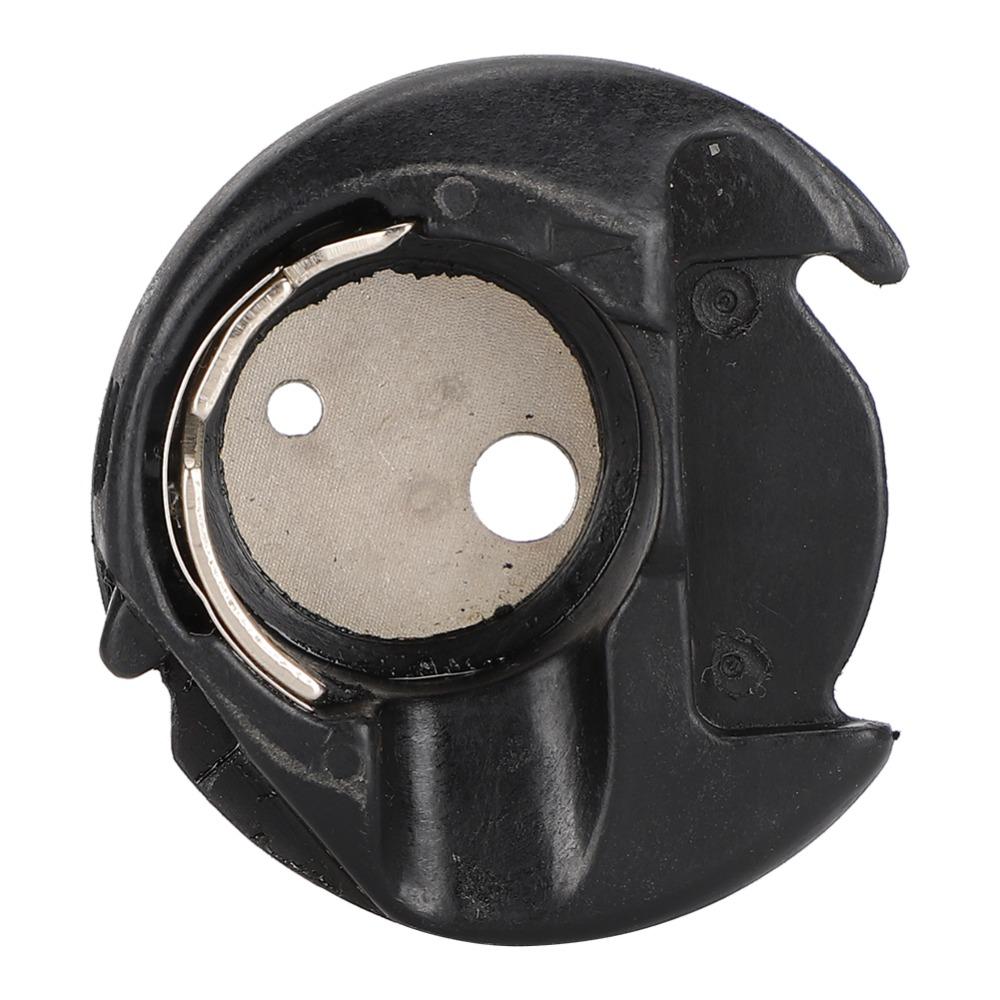 Multifunctional Bobbin Cover Black Plastic, Iron Hook Bobbin Case Rotating Hook Rotating Bobbin Case Sewing Machine Accessory