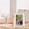 Beliran Grandpa Gifts Picture Frame Grandpa Photo Birthday Gift for Grandpa from Best Grandpa Wooden Picture Frame for Desk Room Decor 5x7, Frame,