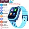 2025 NEW 4G Smart Watch Kids GPS WiFi 1000mAh Video Call Tracker Location SOS Call Back Monitor Phone Watch Smartwatch Children Gifts