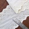 Cotton Hollow Embroidered Lace, Wave Punched Bilateral Barcode, Women'S Skirt Accessories, Clothing Accessories