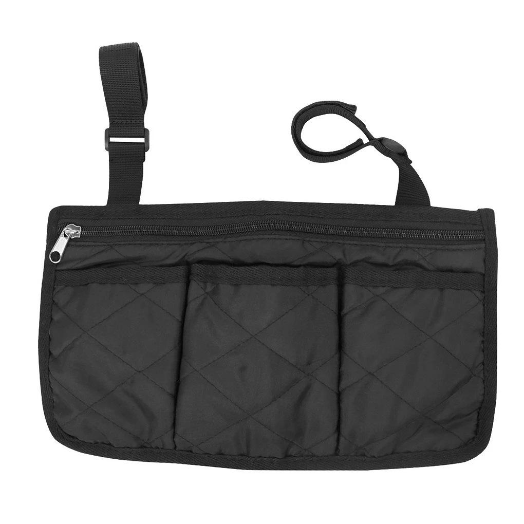 Wheelchair Armrest Storage Pouch - Convenient Hanging Organizer Bag