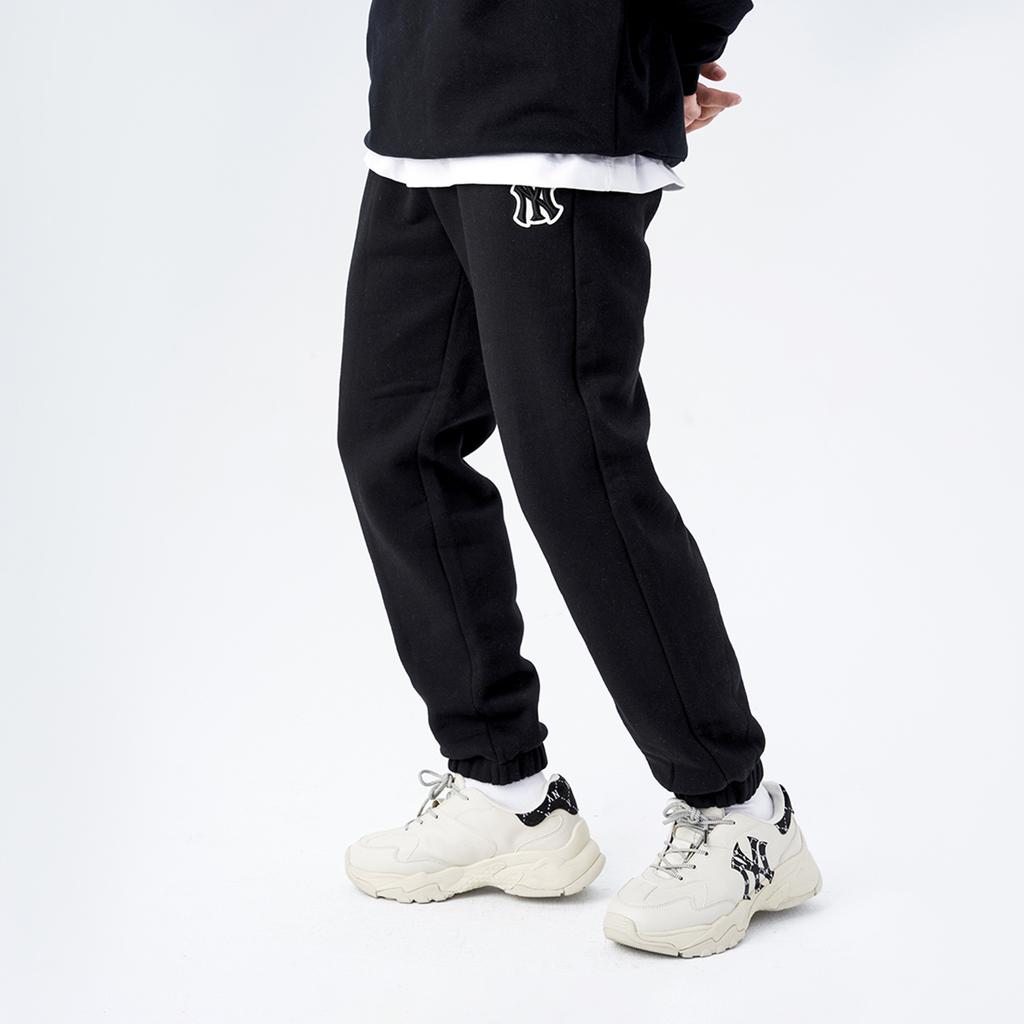New MLB New York Yankees Knitted Sweatpants Unisex Black 3APT00216-50BKS