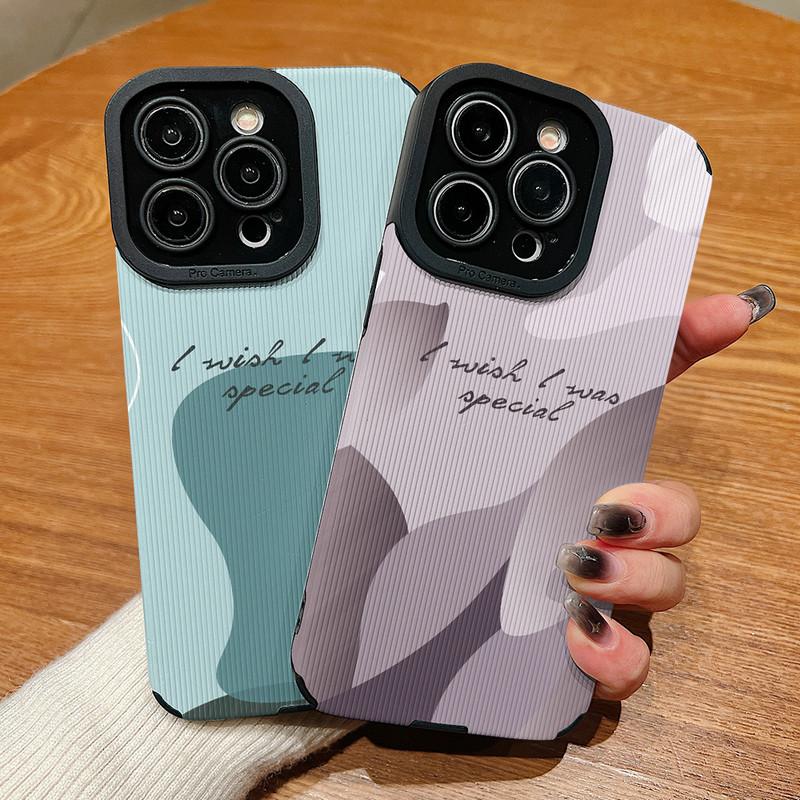 

Vertical Grain Leather I m Special Printed Soft Silicone Phone Case Back Cover with Camera Lens Full Protection for Samsung Samsung A55 5G