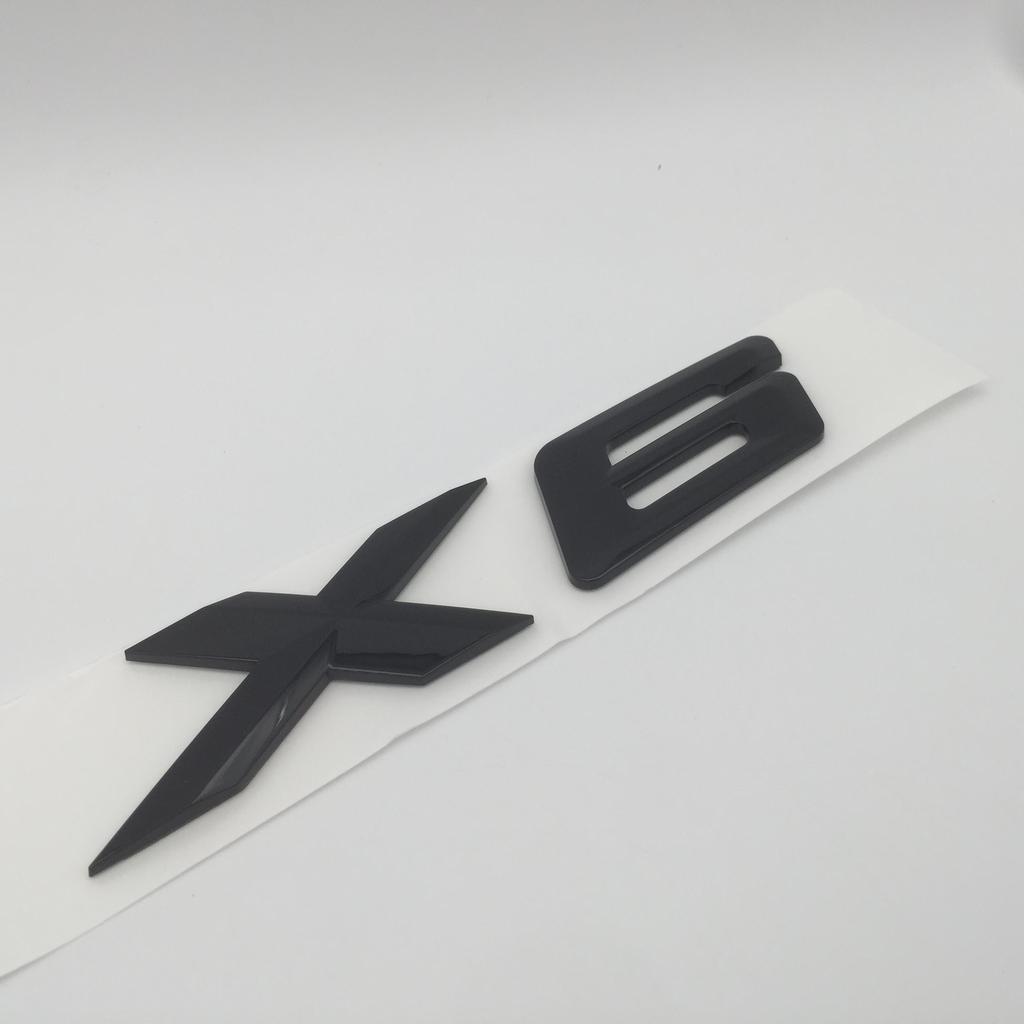 1pcs 3D ABS X1 X2 X3 X4 X5 X6 X7 GT Car Letter Rear Tailgate Trunk Decals Emblem Badge Sticker Decal Styling Auto Accessories